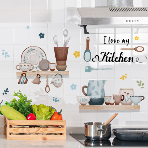(MS3047) Sunflower Kitchen Wall Decals - 50 Chars