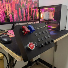 PC Simracing Universele Center Button Box voor Euro Truck Moza Simagic G29G27 Fanatec Stuurwiel