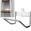 2X Ladder Rack Hanger, Ladder Storage Hook Wall Mount Multi-Purpose Garage Utility Rack Heavy Duty 4