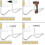 2X Support pour Échelle, Crochet de Rangement pour Échelle, Support Mural Polyvalent pour Garage, Support Utilitaire Robuste 4