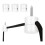9 Pack Ceiling Hooks for Ceiling Hanging Lights, Pendant Light Hook for Ceiling Lamp, Ceiling Hooks, DIY Lamp White 2