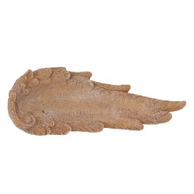 Lápida conmemorativa para mascotas con alas de ángel – Resina, para armar uno mismo, 25 cm