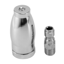 Dysza Turbo do Myjki CiśNieniowej, Obrotowa Dysza do CiepłEj i Zimnej Wody, SzybkozłąCzka 1/4 Cala, OtwóR 3.0, 3600 PSI