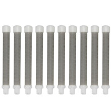 10Pc Airless Filter 60 Mesh Airless Spray Filter 304 Stainless Steel for Wagner Airless Paint Spray Corrosion Resistance