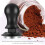 58mm Coffee Tamper Adjustable Depth with Scale Espresso Springs Calibrated Tamping Coffee Distributor 3