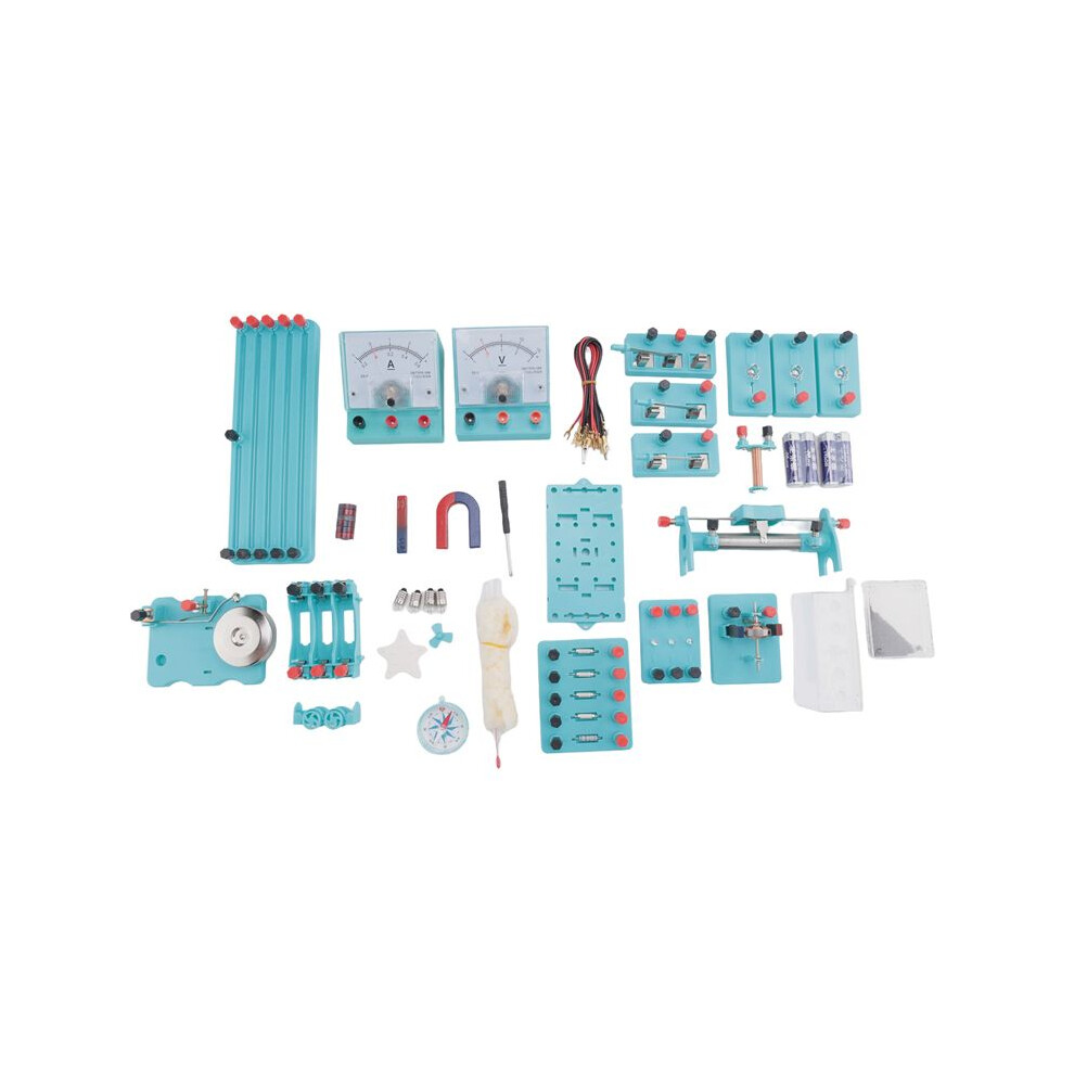 Kids Electricity Circuit Learning Kit Physics Experiment Kit Basic Educational Abs Electricity Magnetism Learning Tool 6031269075847