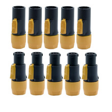 10-Teiliger Flammhemmender Industrieller Strom Anschluss Ausgang 20A Wasserdichter Strom Anschluss LED Groß Bild Power Stecker