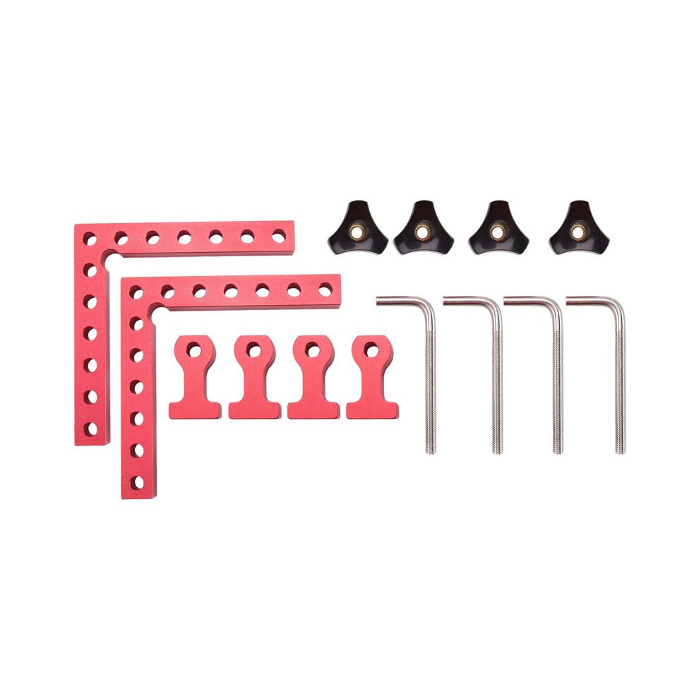 90 Degree Positioning Squares Right Angle Clamps, Aluminum Alloy L-Type Corner Clamp Woodworking Carpenter Clamping Tool 4711834853156
