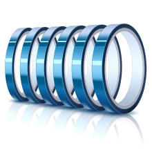 6 Rolls of High Temperature Adhesive Tape,Thermal Vinyl Pressing Tape,Heat-Resistant Sublimation,for Thermal Transfer B