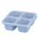 Bento Box-Reusable 4-Compartment Meal Prep Containers,Perfect Food Storage Containers, Compact and Stackable 9