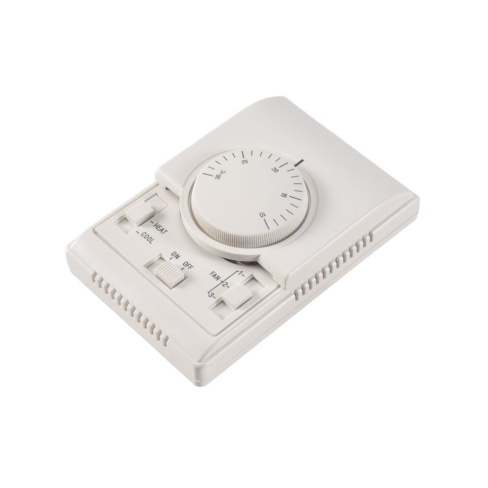 Mt01 220Vac Room Mechanical Thermostat Air Conditioner Fan Coil Thermostat Temperature Controller Warm 6132050830086