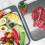 Double-Sided Cutting Board, Stainless Steel , Non-Slip, Easy to Clean 6
