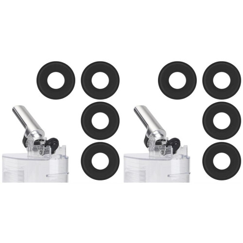 8pcs Silicone Replacement Stoppers for  SLUSHi FS301/FS301C  Drink Maker, Leak-Proof Spout Plugs