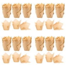 800 Pieces Tulip Cupcake Liner Baking Cups Paper Cupcake and Muffin Baking Cups for Weddings and Birthday