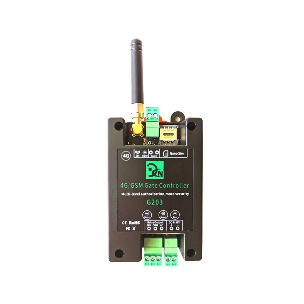 Gsm 4G Lte Access Controller Sms App Remote Control /Off Relay For Automatic Sliding Swing Door Opener Us 4713241318327