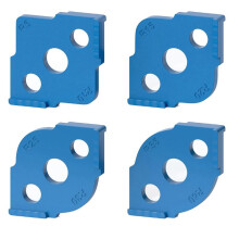 Modelli di Fresatura per Maschere per Raggio 4 Pezzi, Modelli di Fresatura per Raggio D'Angolo, Fresatrice per Angoli Arrotondati ABS+CNC Ad Alta
