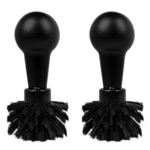 2X Espresso Machine Portafilter Cleaning Brush Coffee Machine Cleaning Brushes Tools for 58mm Espresso Powder Brush B