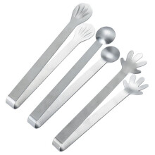 Pinces Ă Paume en Acier Inoxydable, Pinces Alimentaires, Pinces CarrĂ©es Ă Glace, Pinces pour Four Alimentaire, Accessoires pour Sucre, Pinces Ă