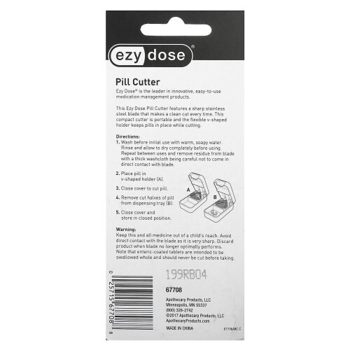 Ezy Dose, Pill Cutter, 1 Count 1
