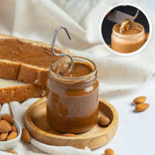 2 StüCk Erdnussbutter-RüHrer, Erdnuss-Nussbutter-Mixer Aus Edelstahl, für RüHren Von Marmelade und für RüHren Von Erdnussbutter-Mixer-Werkzeug