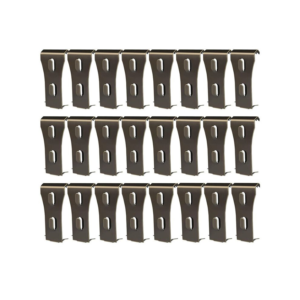 Jojomino 24Pcs Brick Wall Clips Brick Hook Clips Steel Brick Hanger Heavy Duty Metal Hangers For Hanging Outdoors