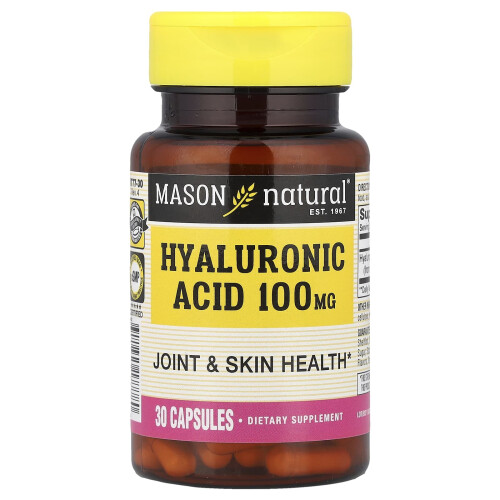 Mason Natural, Υαλουρονικό Οξύ, 100 mg, 30 Φύλλα 1