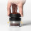 Self-Gravity Coffee Tamper Self-Adaptive Height Tamper Solid Wood Elastic Tamper Black Threaded Bottom 51mm 2