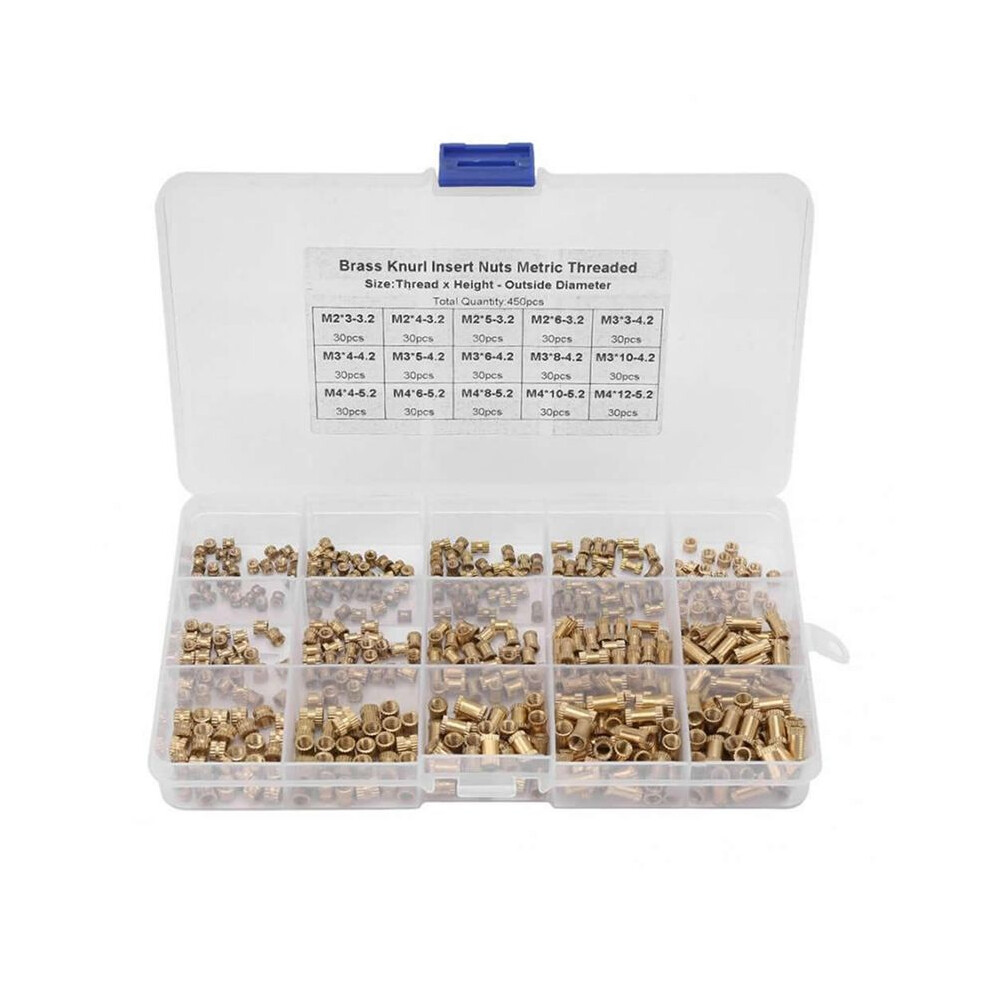 M2 M3 Threaded Inserts For Plastic Thermoset Brass Inserts For 3D Printed Injection Molding Press Threaded Nuts 4713933441418