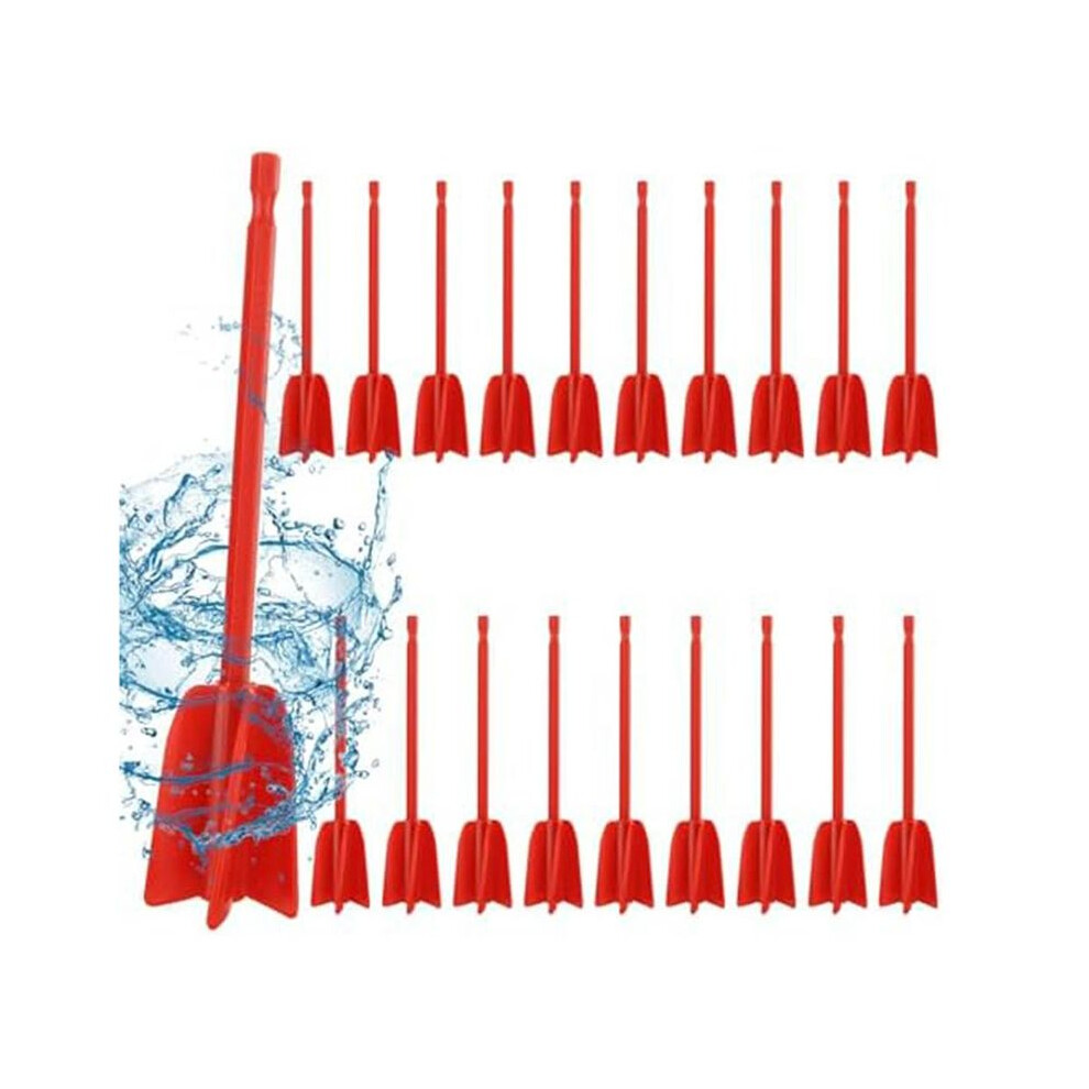 20Pcs Paint Mixer Drill Attachment, Paint Stirrer For Drill,Helix Paint Mixer Resin Mixer Epoxy Paddles For Mixing Resin 4712008693059