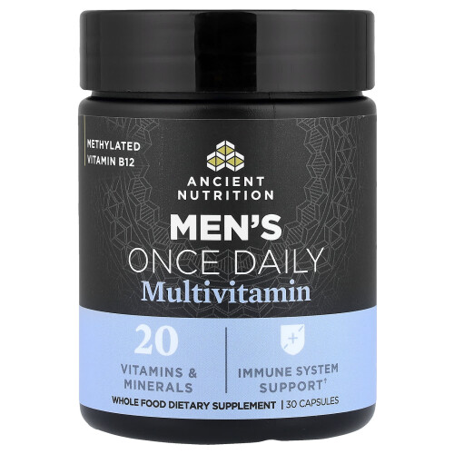 Ancient Nutrition, Mäns Dagliga Multi, 30 Kapslar 1