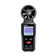 S8606 Anemometer Windmeter Tester Lucht Meten Binnen Buiten Windsnelheid Temperatuur Volumedetectie Hoge Precisie