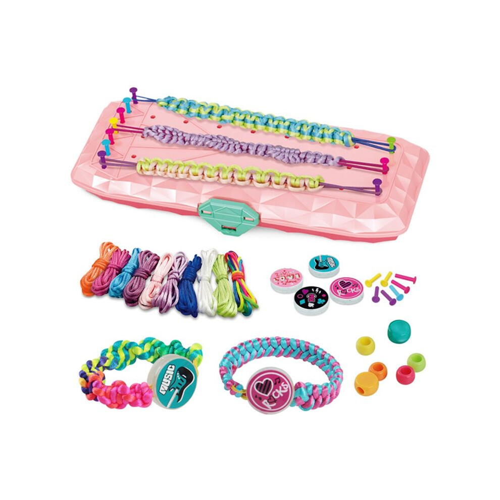Diy Friendship Bracelet String Making Kit, Toys Gift For Girls, Bracelets Crafts Jewelry Loom Maker Toys With Beads 6132123136473