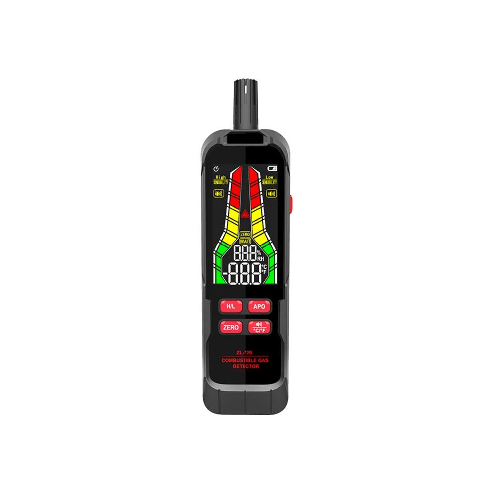 Handheld Combustible Gases Leak Detector Natural Gases Leakage Concentration Analyzer Meter Sound Light Zl72b Charging 4711519460068