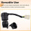 5-Wire Ignition Key Lock  Assembly for 2-5KW Gasoline Generators, Combination Start , Fits Gas Generator 3