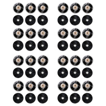 48 Pièces de Rechange pour Engrenages de Base et Engrenages de Lame, Compatibles pour les Mélangeurs Magic MB1001 250W