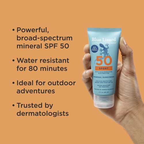 Protector Solar Mineral de Blue Lizard Australian Sunscreen, SPF 50, 3 fl oz (89 ml) 2
