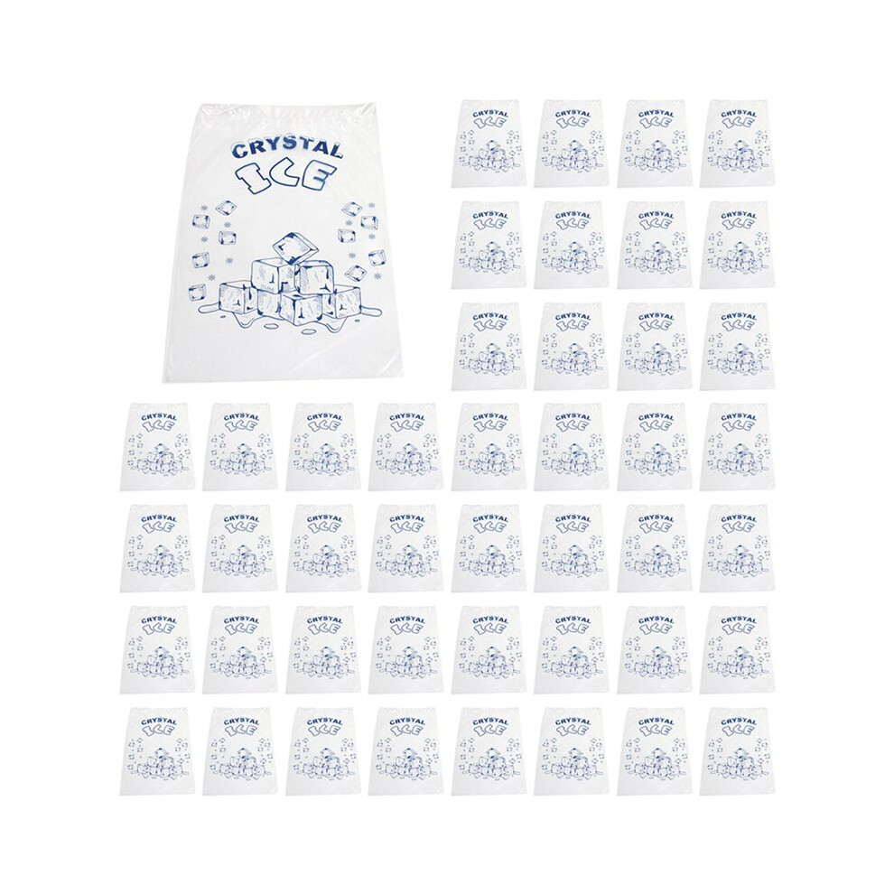 Ice Bags 8 Lb With Drawstring, 500 Count Ice Bags For Ice Machine, Heavy-Duty Reusable Ice Bags, 4713630081177