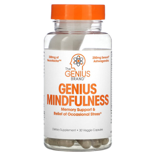 The Genius Brand, Genius Mindfullness, 30 Veggie Kapsulí 2
