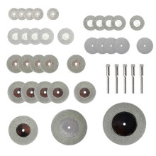 Lame de Scie Diamantée  Lame de Scie Circulaire 38 Pièces 18-60 mm Disque de Scie de Coupe Diamanté pour Outils Rotatifs pour