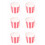 300X Cupcake Wrapper Paper Cake Case Baking Cups Liner Muffin Kitchen Baking Red Stripes 1