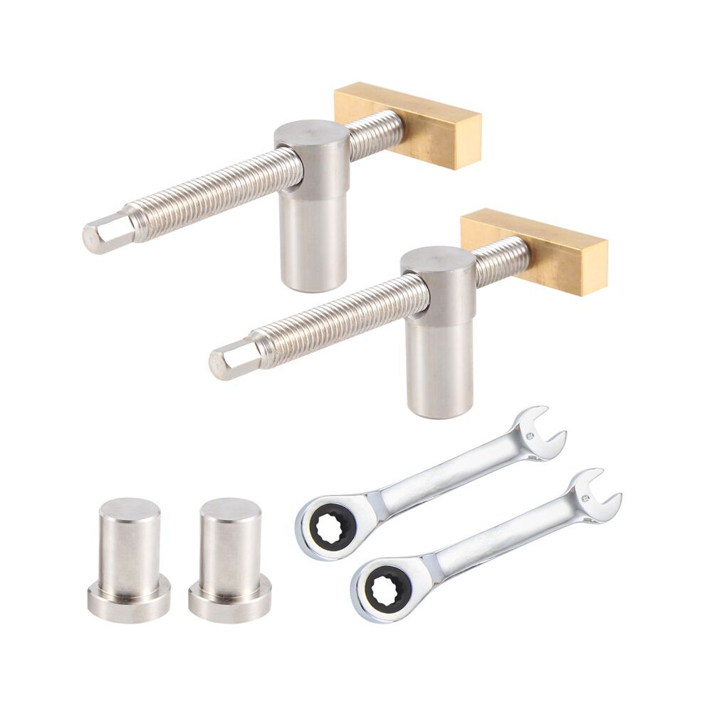 Woodworking Adjustable Desktop Clip With 4Pc 20Mm Dog Holes Stop,Clip Clamp Fixture Vise Benches Joinery Carpenter Tools 6034186058665