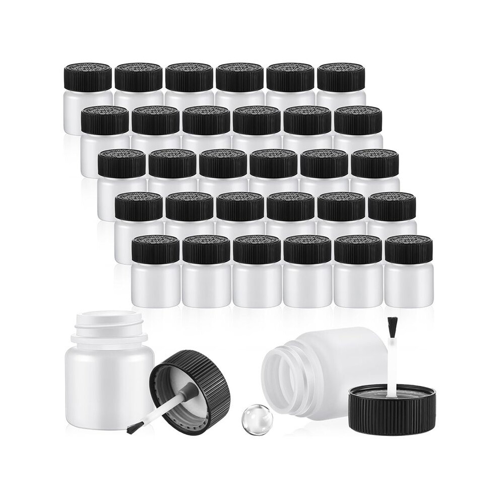 60Pcs Touch Paint Bottles Empty Touch Paint Containers Reusable Small Paint Bottles For Repairing Chips Scratches 6133495301346