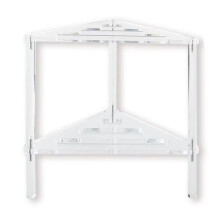 Acrylic Shower Bench, 12In D X 12In W X 12In H, Heavy Duty 50lbs Capacity, Waterproof Non-Slip with Storage Shelf