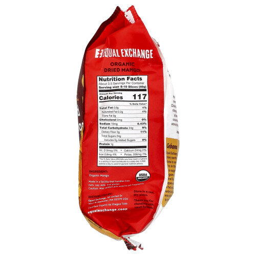 Equal Exchange, Organický suchý mango, 5 oz (142 g) 2