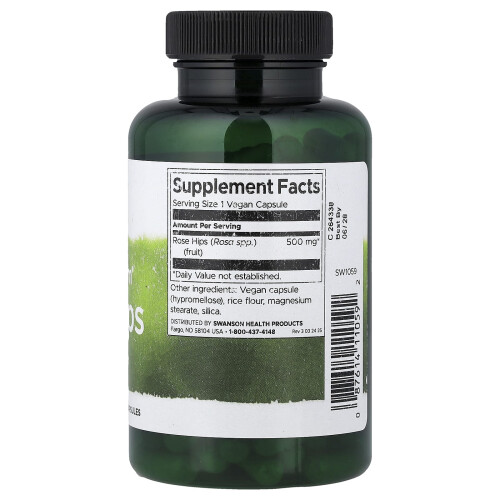 Swanson, Full Spectrum Ροζ Χιπς, 500 mg, 120 Φιαλίδια 2
