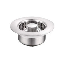 Scolapiatti per Lavello In Acciaio Inox, Cestello Anti-Intasamento, Filtro per L'Acqua, Cestello per Filtro Lavello, Antirimbalzo, Anti-Intasamento,
