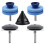 Lawn Mower Blade Sharpener, Lawnmower Blade Sharpener for Drill with Blade Balancer, Mower Blade Sharpener for Drill 1