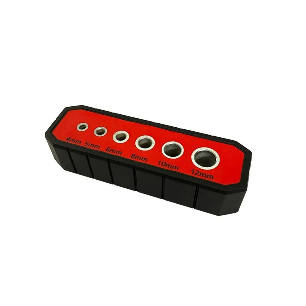 Hole Drilling Tool 6-Hole Punch Locator Drill Guide Durablewood Drilling Guide Cabinet Handle Drill Guide For Furniture 4712825686715