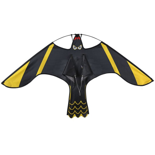 Bird Repeller Kite Simulation  Flash Reflective Repeller Wind  Repeller for Backyard Lawn Farm Garden,1.4m