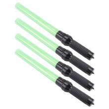 4Pack Traffic Wand 54cm Led Traffic Control Wand Safety Light Wand with 2Flashing Modes Air Marshaling Signal Wand